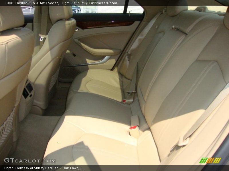Light Platinum / Cashmere/Cocoa 2008 Cadillac CTS 4 AWD Sedan