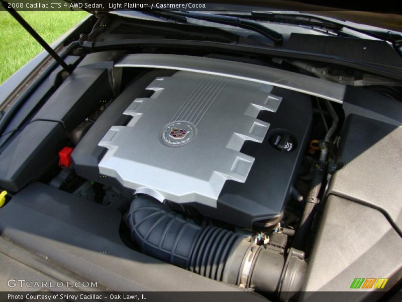 Light Platinum / Cashmere/Cocoa 2008 Cadillac CTS 4 AWD Sedan