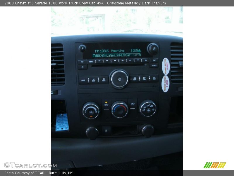 Graystone Metallic / Dark Titanium 2008 Chevrolet Silverado 1500 Work Truck Crew Cab 4x4