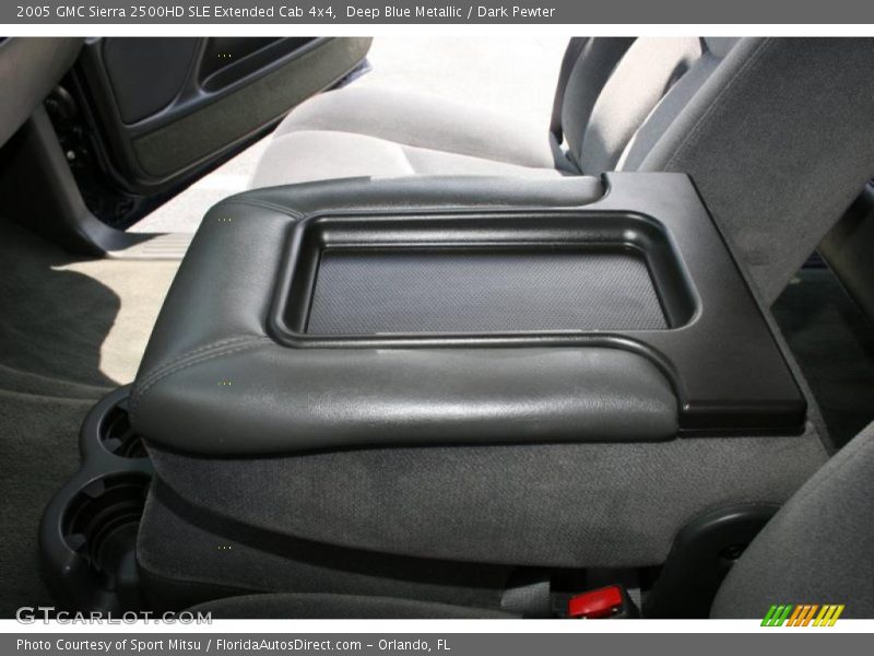 Deep Blue Metallic / Dark Pewter 2005 GMC Sierra 2500HD SLE Extended Cab 4x4