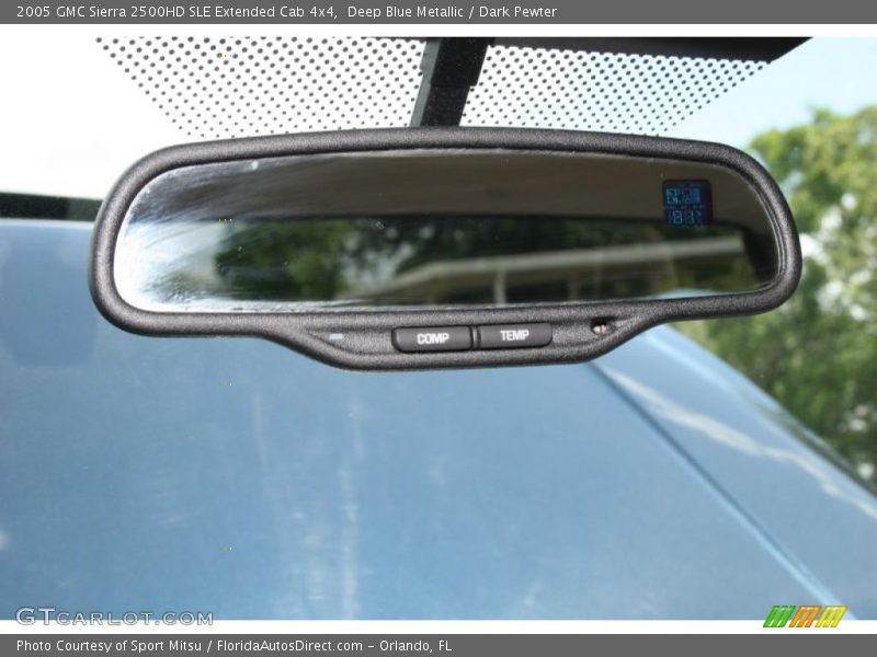 Deep Blue Metallic / Dark Pewter 2005 GMC Sierra 2500HD SLE Extended Cab 4x4