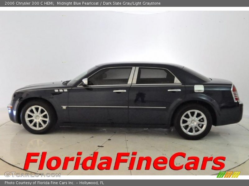 Midnight Blue Pearlcoat / Dark Slate Gray/Light Graystone 2006 Chrysler 300 C HEMI