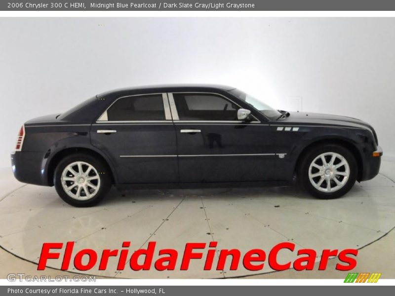 Midnight Blue Pearlcoat / Dark Slate Gray/Light Graystone 2006 Chrysler 300 C HEMI