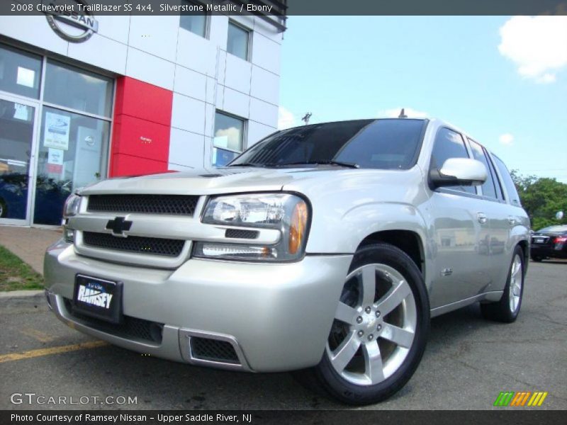 Silverstone Metallic / Ebony 2008 Chevrolet TrailBlazer SS 4x4