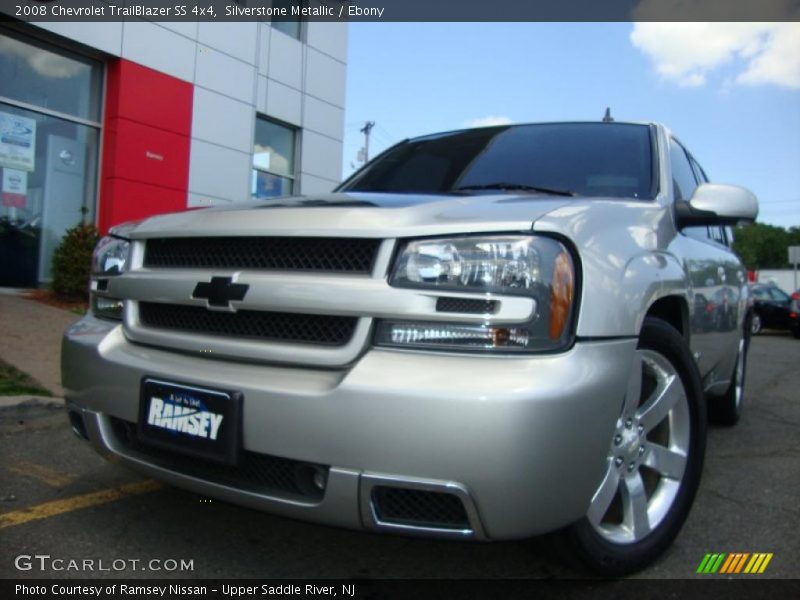 Silverstone Metallic / Ebony 2008 Chevrolet TrailBlazer SS 4x4