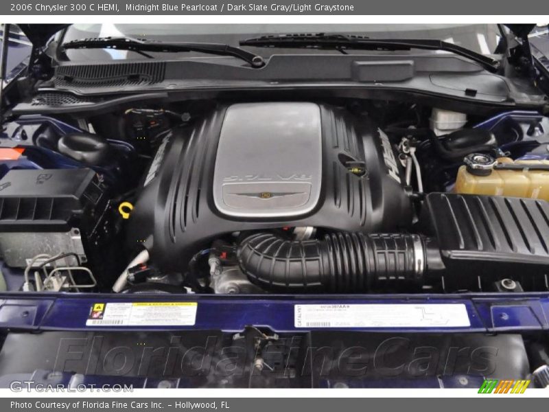 Midnight Blue Pearlcoat / Dark Slate Gray/Light Graystone 2006 Chrysler 300 C HEMI