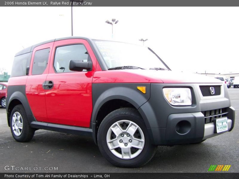 Rallye Red / Black/Gray 2006 Honda Element LX