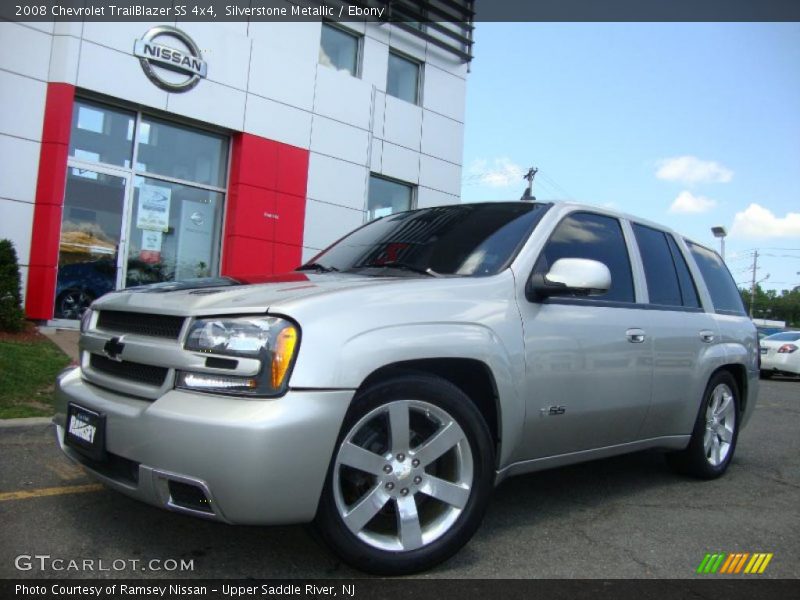 Silverstone Metallic / Ebony 2008 Chevrolet TrailBlazer SS 4x4