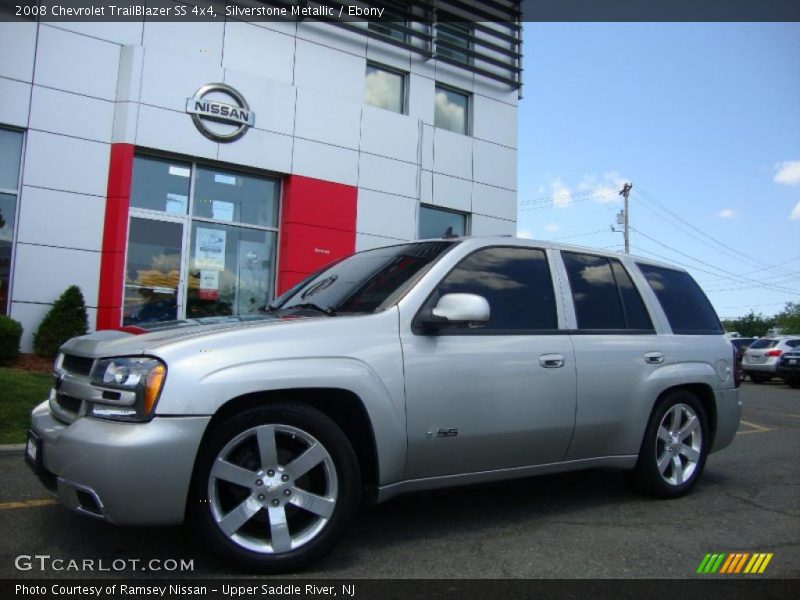 Silverstone Metallic / Ebony 2008 Chevrolet TrailBlazer SS 4x4