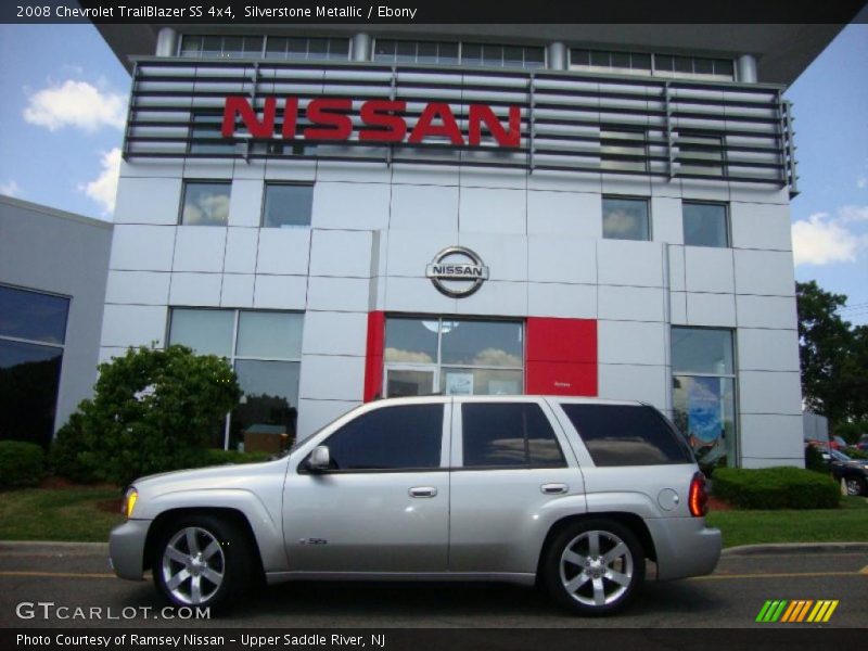 Silverstone Metallic / Ebony 2008 Chevrolet TrailBlazer SS 4x4