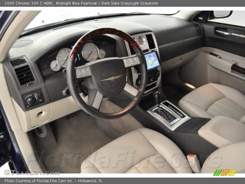 Midnight Blue Pearlcoat / Dark Slate Gray/Light Graystone 2006 Chrysler 300 C HEMI