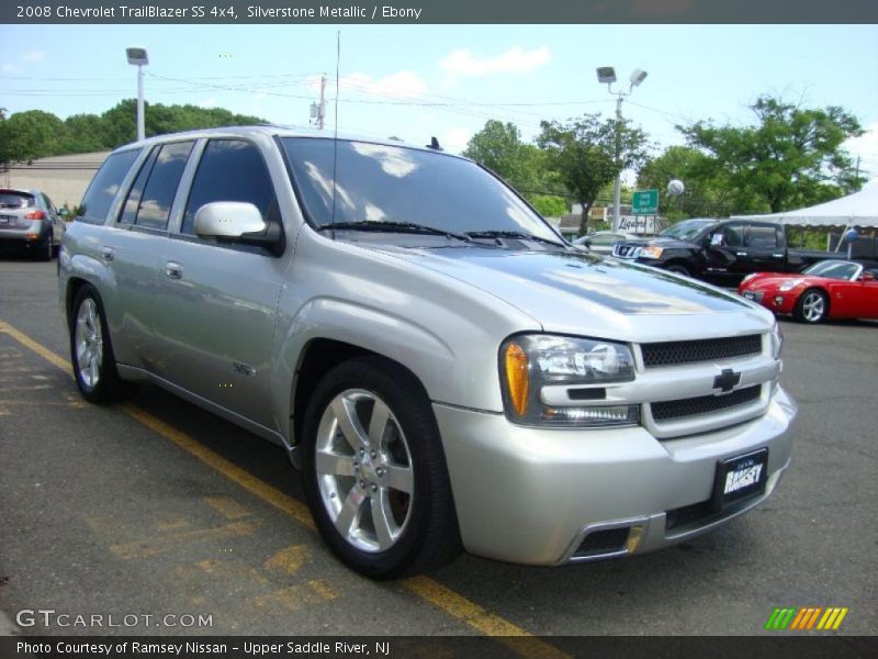 Silverstone Metallic / Ebony 2008 Chevrolet TrailBlazer SS 4x4