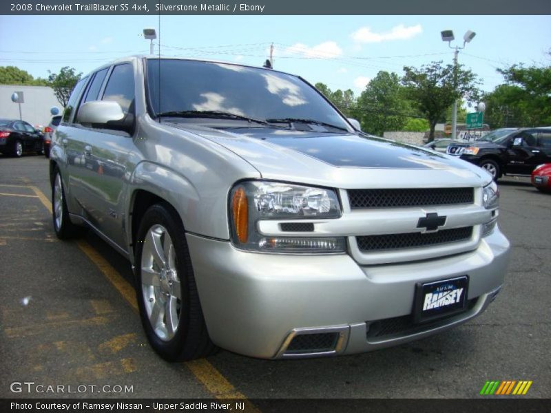 Silverstone Metallic / Ebony 2008 Chevrolet TrailBlazer SS 4x4