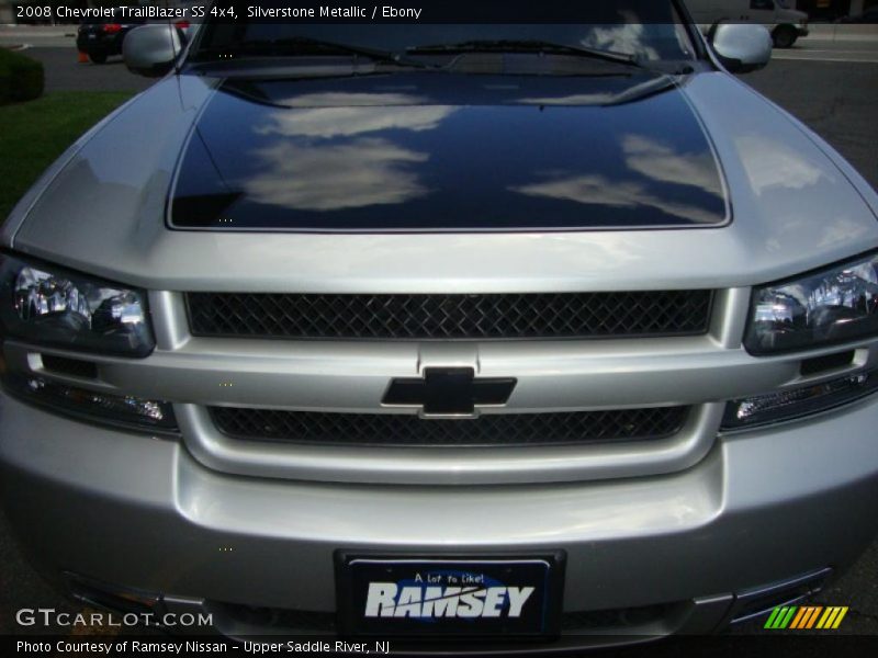 Silverstone Metallic / Ebony 2008 Chevrolet TrailBlazer SS 4x4
