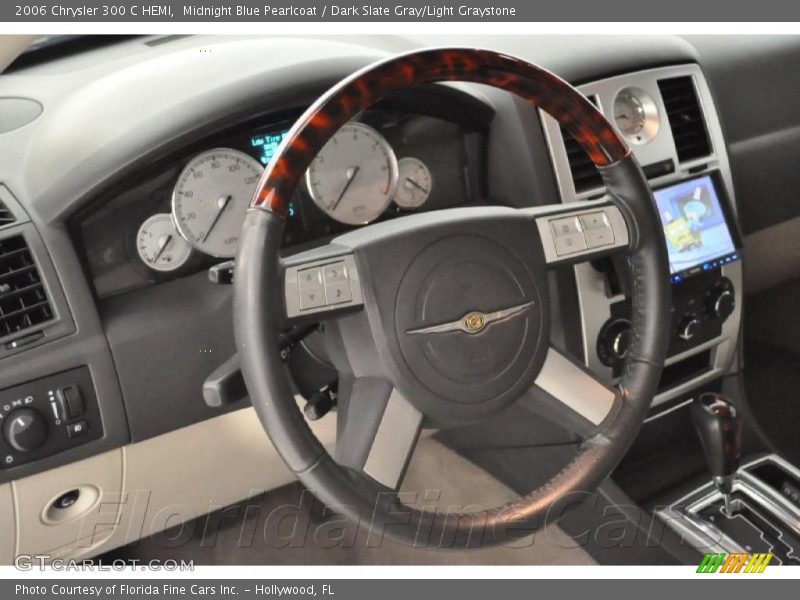 Midnight Blue Pearlcoat / Dark Slate Gray/Light Graystone 2006 Chrysler 300 C HEMI