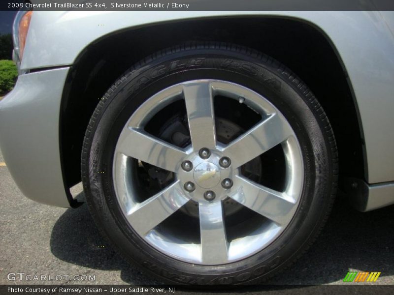 Silverstone Metallic / Ebony 2008 Chevrolet TrailBlazer SS 4x4