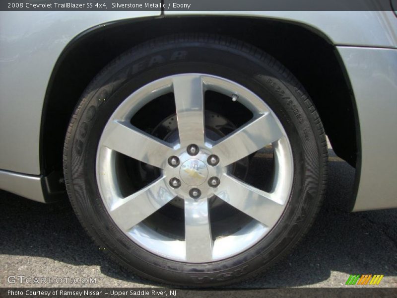 Silverstone Metallic / Ebony 2008 Chevrolet TrailBlazer SS 4x4