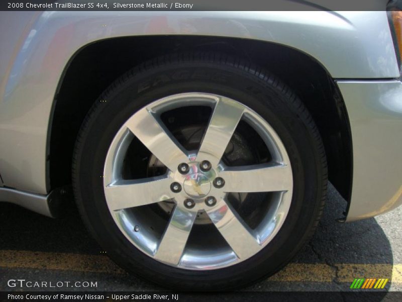 Silverstone Metallic / Ebony 2008 Chevrolet TrailBlazer SS 4x4