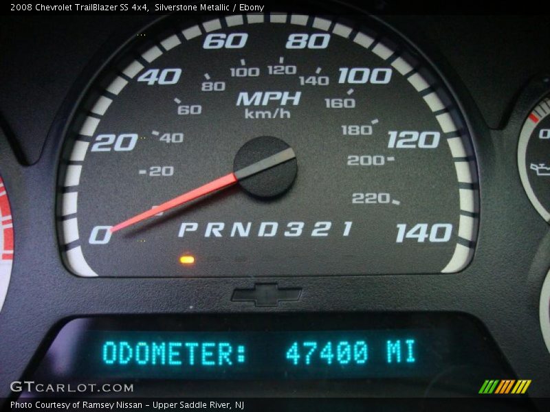 Silverstone Metallic / Ebony 2008 Chevrolet TrailBlazer SS 4x4