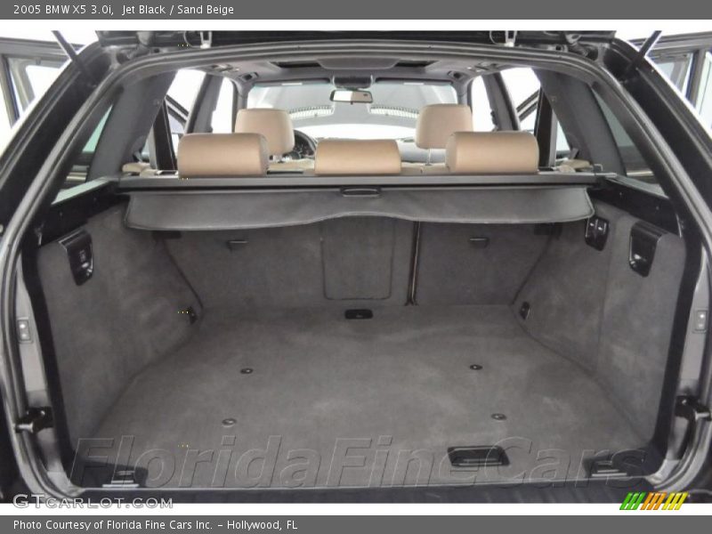 Jet Black / Sand Beige 2005 BMW X5 3.0i