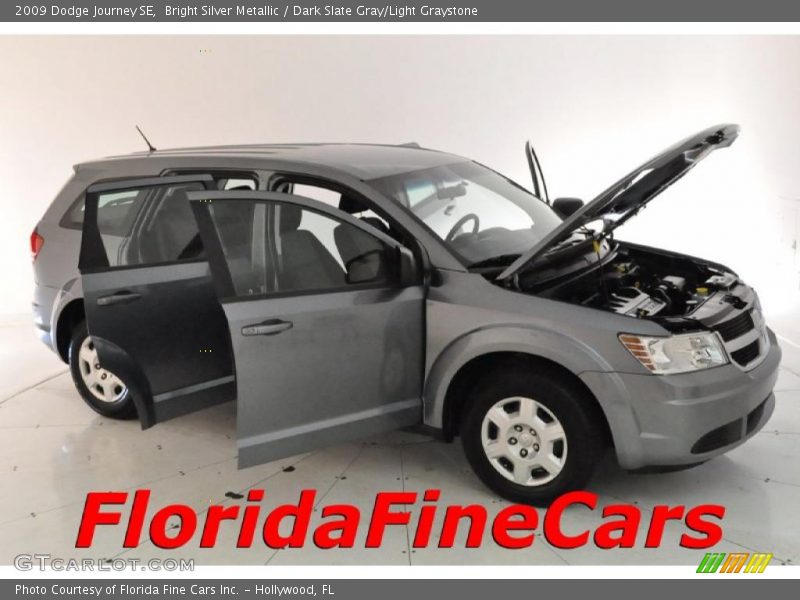 Bright Silver Metallic / Dark Slate Gray/Light Graystone 2009 Dodge Journey SE