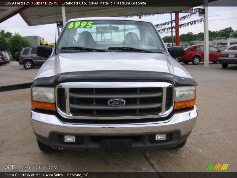 Silver Metallic / Medium Graphite 1999 Ford F250 Super Duty XLT Extended Cab