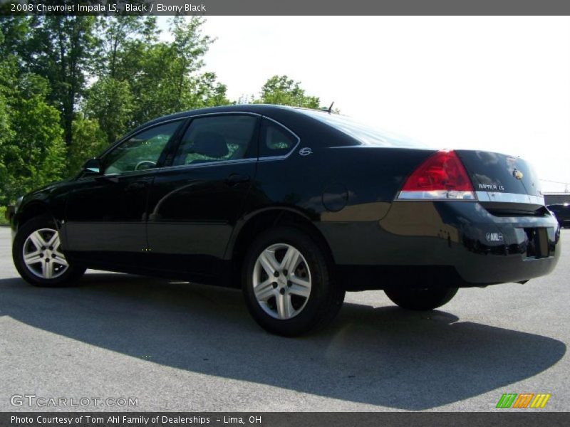 Black / Ebony Black 2008 Chevrolet Impala LS