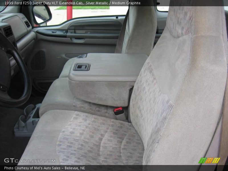 Silver Metallic / Medium Graphite 1999 Ford F250 Super Duty XLT Extended Cab