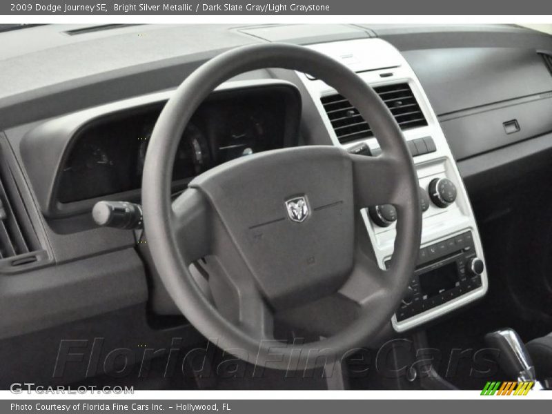 Bright Silver Metallic / Dark Slate Gray/Light Graystone 2009 Dodge Journey SE