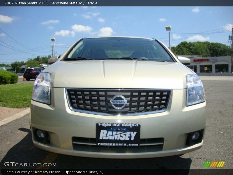 Sandstone Metallic / Saddle 2007 Nissan Sentra 2.0 S