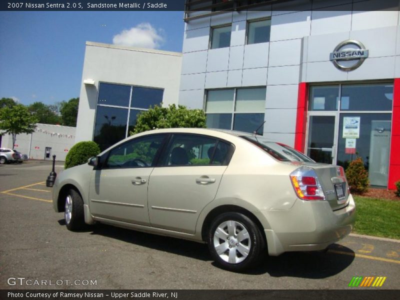 Sandstone Metallic / Saddle 2007 Nissan Sentra 2.0 S