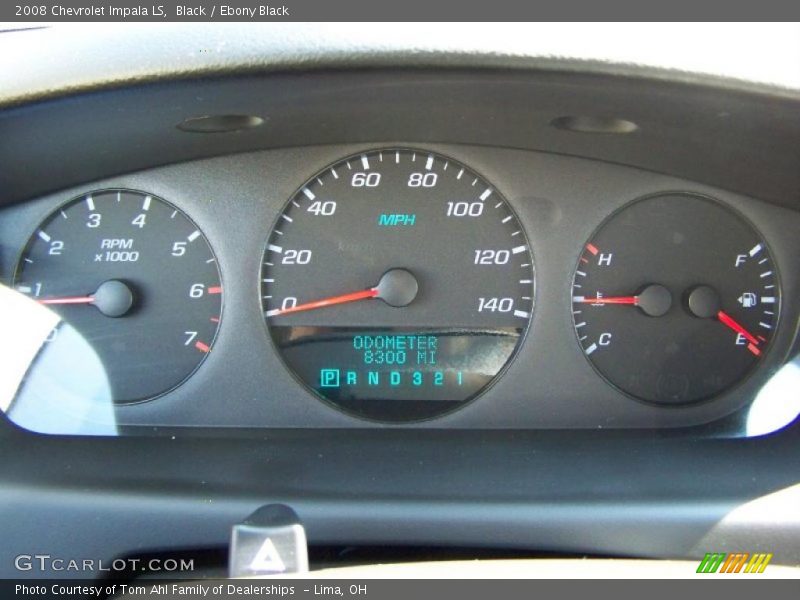 Black / Ebony Black 2008 Chevrolet Impala LS