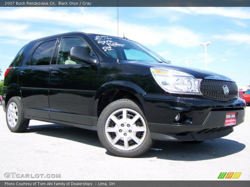 Black Onyx / Gray 2007 Buick Rendezvous CX