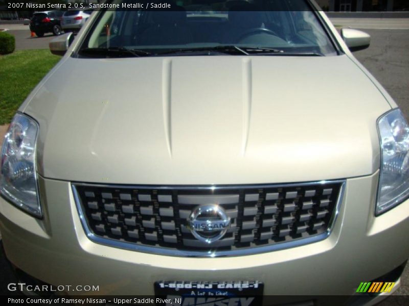 Sandstone Metallic / Saddle 2007 Nissan Sentra 2.0 S