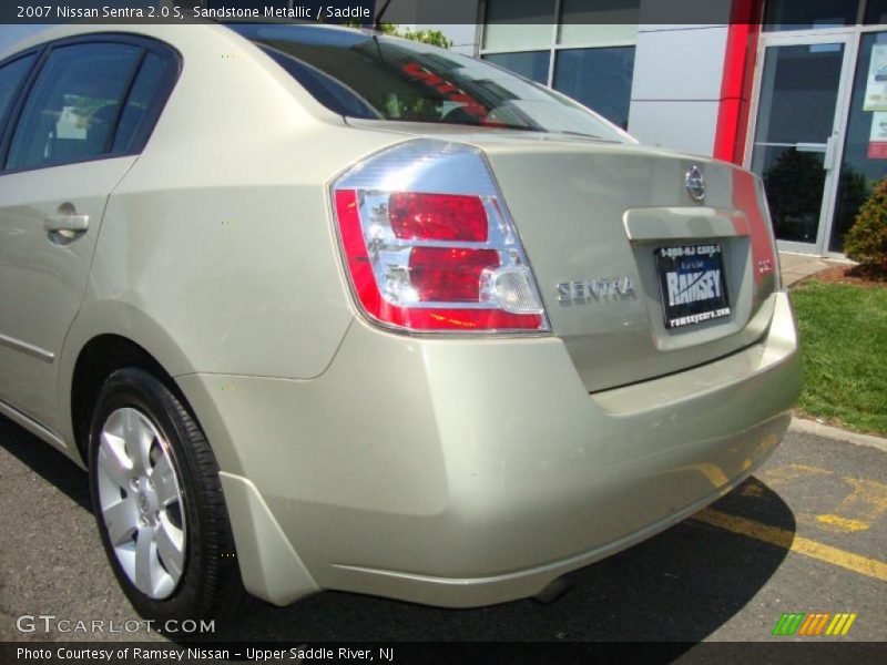 Sandstone Metallic / Saddle 2007 Nissan Sentra 2.0 S