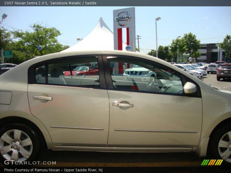 Sandstone Metallic / Saddle 2007 Nissan Sentra 2.0 S
