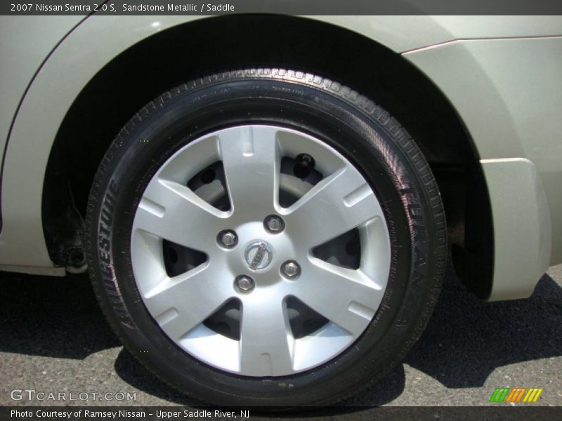 Sandstone Metallic / Saddle 2007 Nissan Sentra 2.0 S