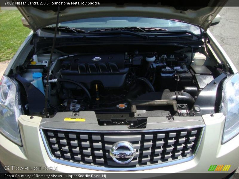 Sandstone Metallic / Saddle 2007 Nissan Sentra 2.0 S