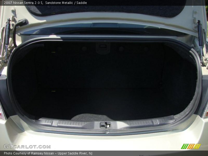 Sandstone Metallic / Saddle 2007 Nissan Sentra 2.0 S