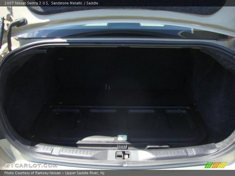 Sandstone Metallic / Saddle 2007 Nissan Sentra 2.0 S
