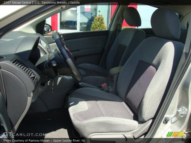 Sandstone Metallic / Saddle 2007 Nissan Sentra 2.0 S