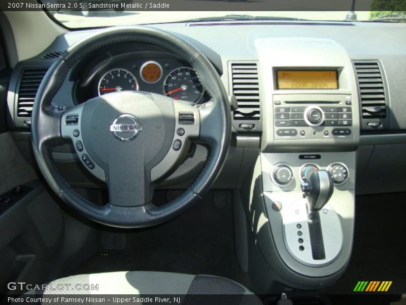 Sandstone Metallic / Saddle 2007 Nissan Sentra 2.0 S