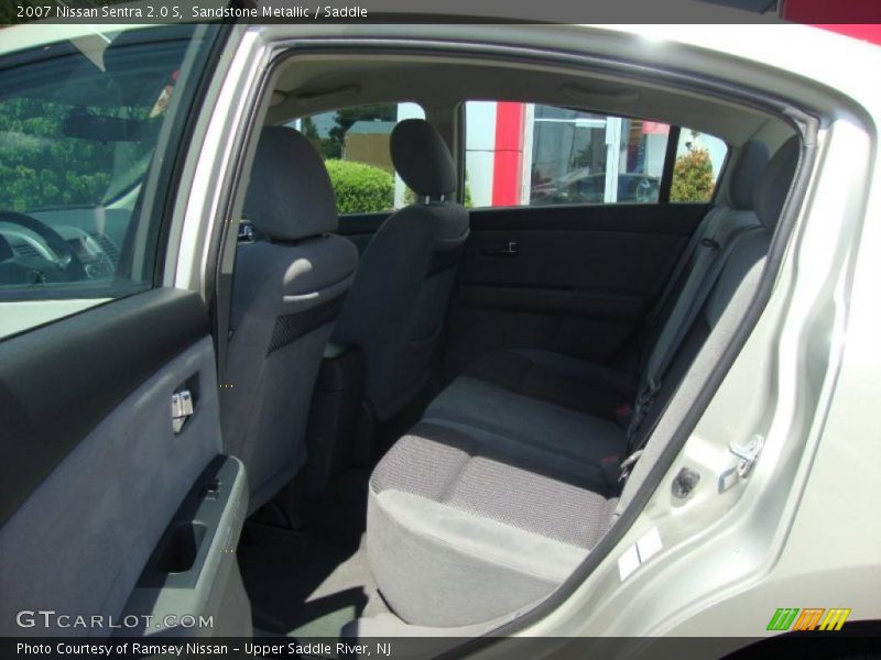 Sandstone Metallic / Saddle 2007 Nissan Sentra 2.0 S