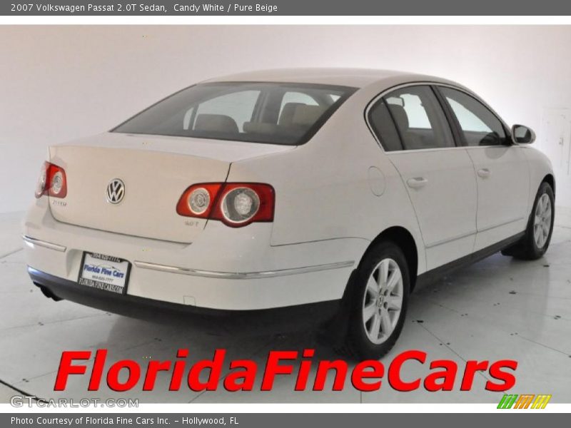 Candy White / Pure Beige 2007 Volkswagen Passat 2.0T Sedan