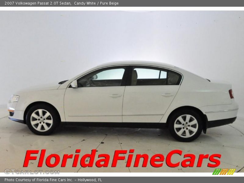 Candy White / Pure Beige 2007 Volkswagen Passat 2.0T Sedan