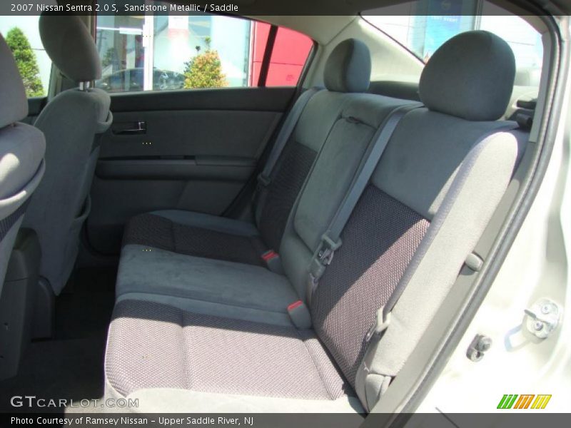 Sandstone Metallic / Saddle 2007 Nissan Sentra 2.0 S