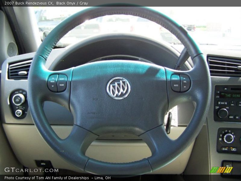 Black Onyx / Gray 2007 Buick Rendezvous CX