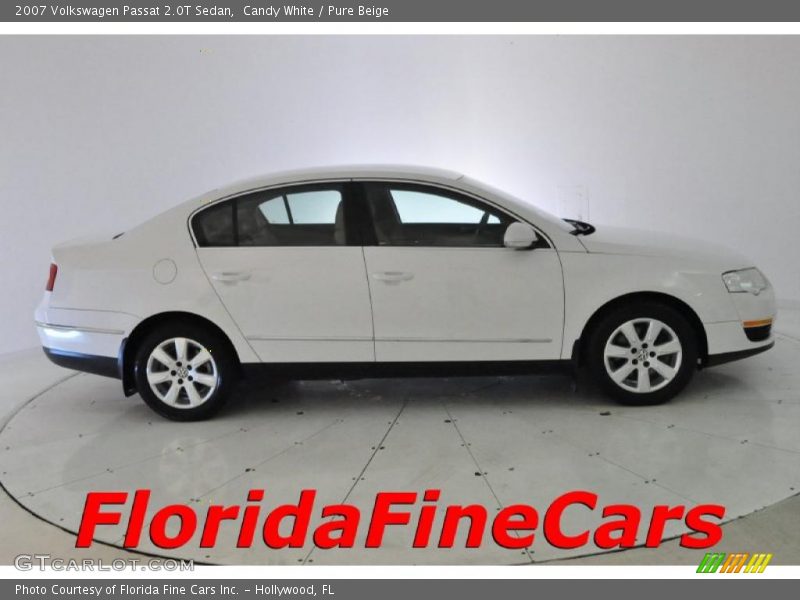 Candy White / Pure Beige 2007 Volkswagen Passat 2.0T Sedan