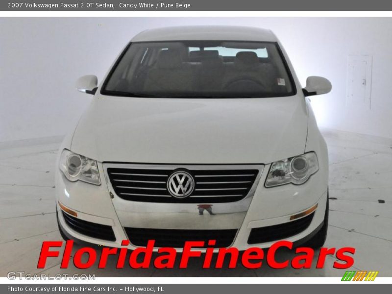 Candy White / Pure Beige 2007 Volkswagen Passat 2.0T Sedan