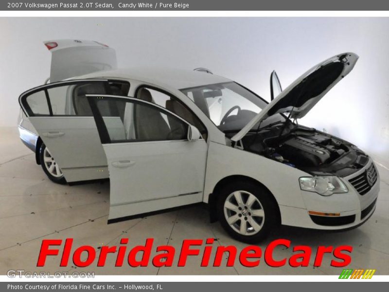 Candy White / Pure Beige 2007 Volkswagen Passat 2.0T Sedan